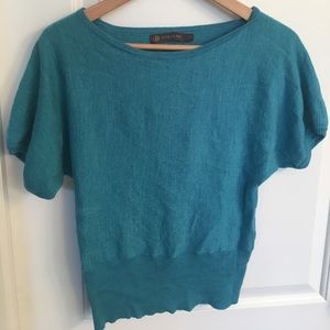 Teal sweater top